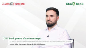 CEC Bank pentru afaceri româneşti, un proiect ZF şi CEC Bank. Mihai Zugrăvescu, OBI Systems: Trebuie să învăţăm să folosim AI ca pe un tool ajutător, nu să înlocuim oamenii cu el