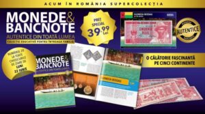 Colecția „Monede și Bancnote autentice din toată lumea” continuă periplul, cu o oprire în Guineea Bissau. Revista, o bancnotă și fișa numismatică, de luni, la chioșcuri!