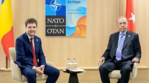 Nicușor Dan și Recep Tayyip Erdoğan, prezenți la ceremonia noii nave militare