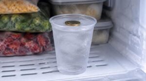 Trucul cu moneda din congelator când pleci de acasă