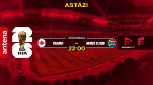 Ultimele emoţii ȋnainte de șaisprezecimi, ȋntr-o nouă zi a Campionatului Mondial la Antena 1, lider de audienţă. Diseară, de la 22:00, primul meci eliminatoriu, Canada – Africa de Sud, ȋn direct pe Antena 1 și AntenaPLAY