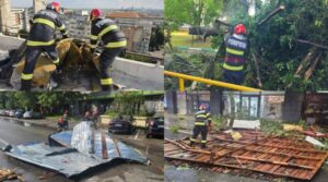 UPDATE Codul ROȘU de furtună face ravagii în Dâmbovița: 114 de apeluri la 112 și intervenții în Târgoviște și Răzvad