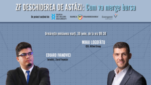 ZF DESCHIDEREA DE ASTĂZI. Cum va merge bursa. Urmăriţi o discuţie marţi, 30 iunie 2026, ora 09.30 cu Mihai Logofătu, CEO al Bittnet Group