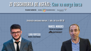 ZF DESCHIDEREA DE ASTĂZI. Cum va merge bursa. Urmăriţi o discuţie miercuri, 1 iulie 2026, ora 09.30 cu Marcel Murgoci, Director de tranzacţionare, Estinvest