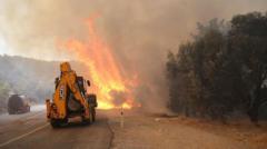 Doi pompieri mor în Creta, deoarece incendiile amenință părți din sudul Europei