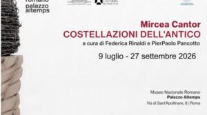 Expoziția „Mircea Cantor – Constelații ale Antichității”, la Palazzo Altemps din Roma, cu sprijinul Accademia di Romania