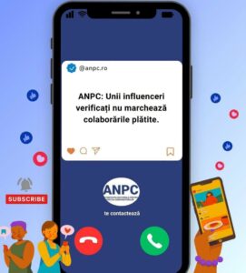 Influenceri din România, luați la verificat de ANPC  70% folosesc AI și nu-și informează urmăritorii despre asta