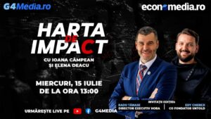 Radu Tănase  director executiv HORA și Edy Chereji  cofondator UNTOLD  invitații emisiunii „Harta de impact” de la ora 13.00, realizată de G4Media și Economedia