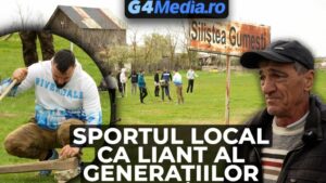 REPORTAJ VIDEO  Jocul de bobic: „sportul” care ține vie comunitatea din satul Moromeților