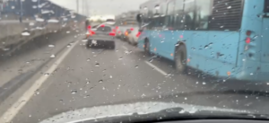VIDEO  Grindină în București. Imagini din timpul furtunii pentru care a fost emis Cod roșu