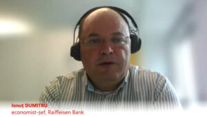 ZF Live. Ionuţ Dumitru, economist-şef, Raiffeisen Bank: Aşa cum nu a crescut dobânda când inflaţia s-a dus foarte mult în sus, la o inflaţie de aproape 11% şi o dobândă de politică monetară de 6,5%, cineva ar putea spune că dobânzile sunt prea mici