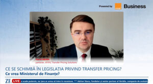 ZF Live. Viorel Sbora, partener, ATIPIC Transfer Pricing Solutions: Dosarul preţurilor de transfer nu va mai putea fi păstrat „în sertar”. Marile companii vor fi obligate să îl depună în SPV în 30 de zile de la depunerea declaraţiei anuale de impozit pe profit