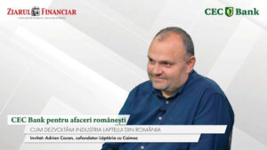 CEC Bank pentru afaceri româneşti. Adrian Cocan, Lăptăria cu Caimac: Avem nevoie de proiecte atipice. Nu mai suntem în faza în care lucrurile erau atât de simple încât puteau fi dezvoltate de o singură autoritate. Avem nevoie pentru a creşte de Agricultură, Mediu şi Energie la aceeaşi masă, iar asta complică lucrurile