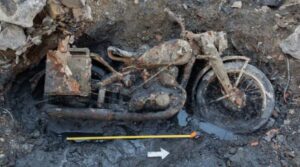 Descoperire uluitoare în Dunăre: Povestea motocicletei Wehrmacht și a rămășițelor celor doi soldați germani