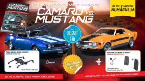 Duelul Camaro vs Mustang se prelungește în numărul 16 al colecției. De joi, la toate chioșcurile de ziare!