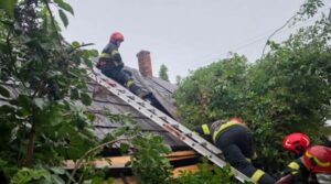 Prăpăd în Suceava: Acoperișuri smulse de vijelie și zeci de arbori puși la pământ