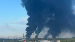 Ucraina lovește două rafinării de petrol adânc în teritoriul rusesc