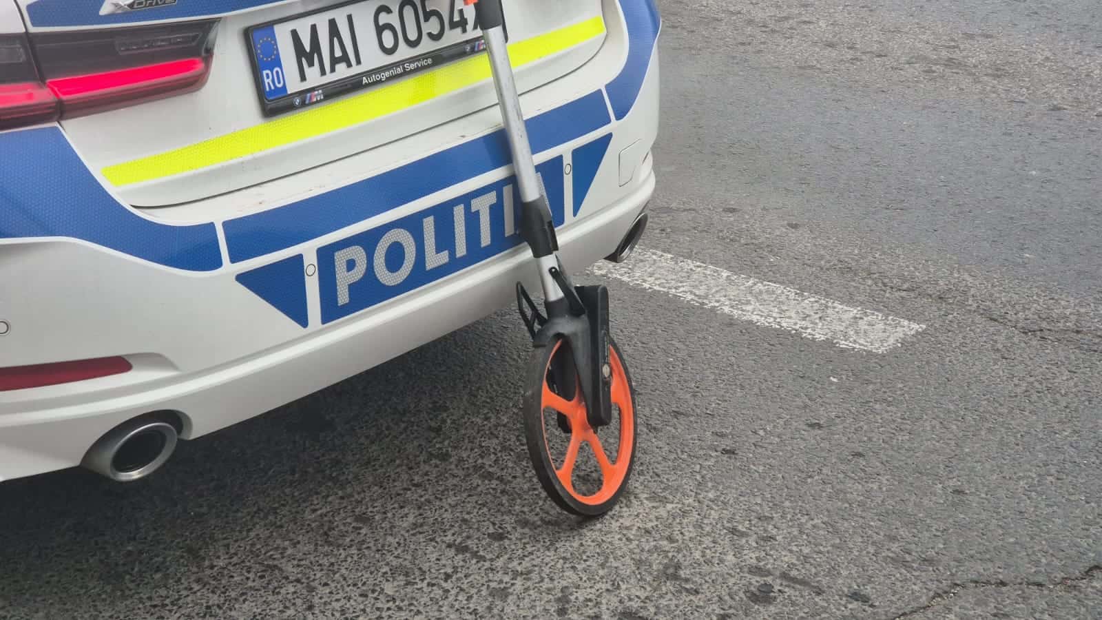 Accident la Alba Iulia, pe bulevardul Republicii. Un biciclist a fost acroșat de un autoturism