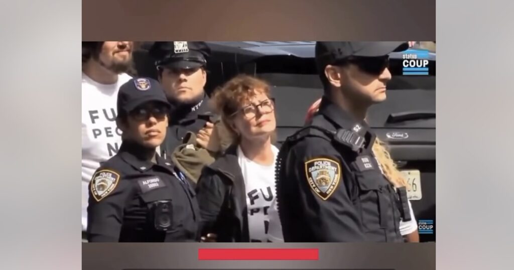 Actrița americană Susan Sarandon a fost reținută la New York / A protestat la ONU împotriva lui Netanyahu / Manifestanți