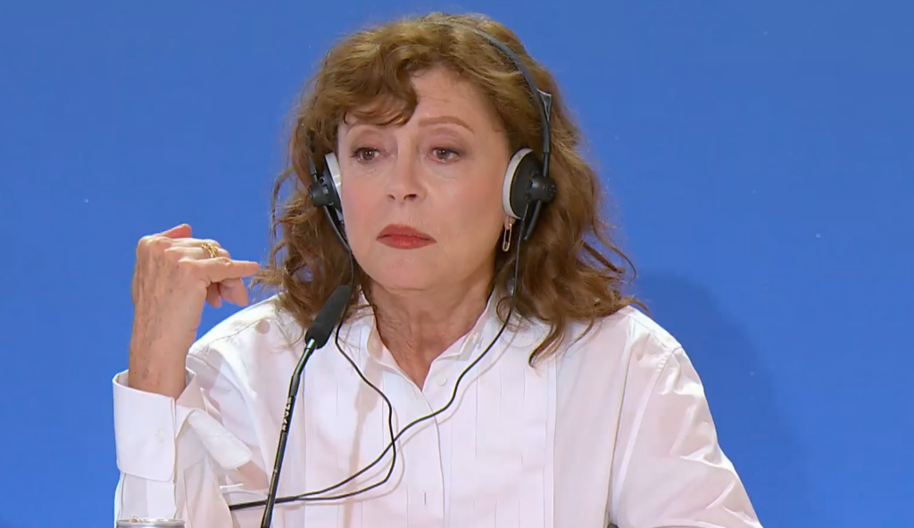Actrița Susan Sarandon, printre persoanele reținute la un protest anti-Netanyahu la New York