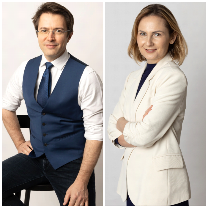 Adrian şi Adriana Sârbu, din echipa care a construit şi a vândut către Edenred platforma de beneficii Benefit Online, au