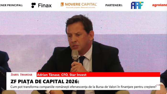 Adrian Tănase, CFO, Star Invest: Bani sunt în piaţă, foarte mulţi bani, şi pe partea instituţională, şi pe partea de ret