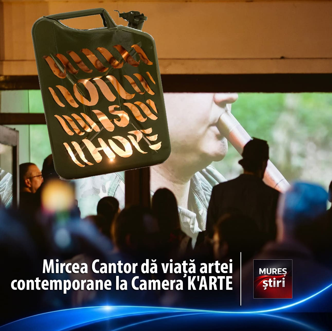 Artă contemporană la Târgu Mureș: Mircea Cantor deschide expoziția „CUI PRODEST?” la Camera K’ARTE