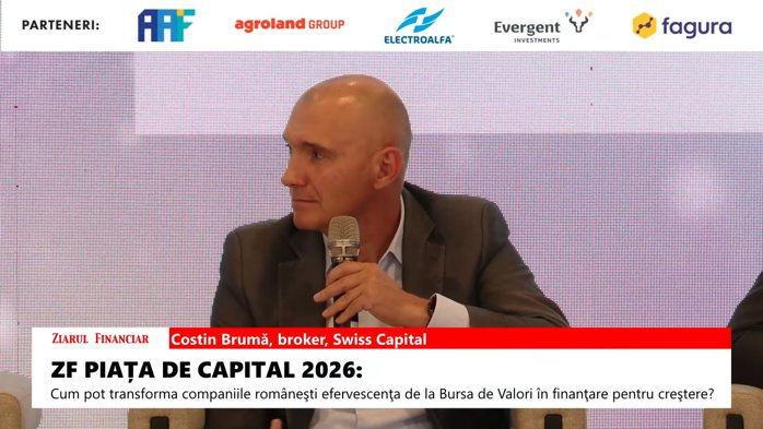 Costin Brumă, broker, Swiss Capital: Zilele acestea vedem că investitorii de retail sunt mult mai prezenţi. Vedem o vola