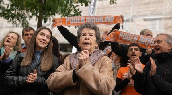 Criza locuințelor la Madrid: Proteste la evacuarea unei femei 87 de ani. Poliția a folosit gaze lacrimogene