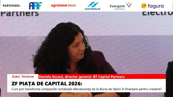 Daniela Secară, BT Capital Partners: Ne uităm la o piaţă care este într-o perioadă de volatilitate. Cred că mulţi dintre