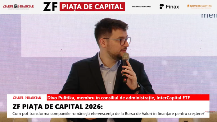 Divo Pulitika, InterCapital ETF: România trebuie să îşi promoveze mai mult bursa în străinătate dacă vrea să atragă capi