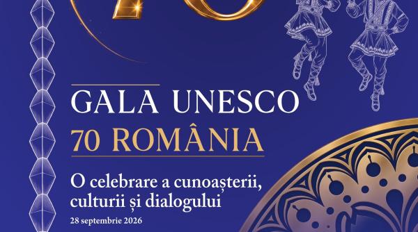 GALA UNESCO 70 – ROMÂNIA: 70 de ani de cooperare între România și UNESCO, celebrați prin cultură, educație, știință și p