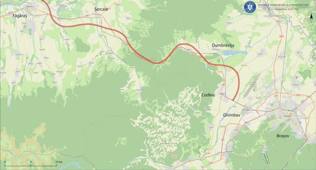 Guvernul a aprobat indicatorii pentru Autostrada Brașov-Făgăraș / Investiție de 9,35 miliarde de lei / Ar urma să fie re