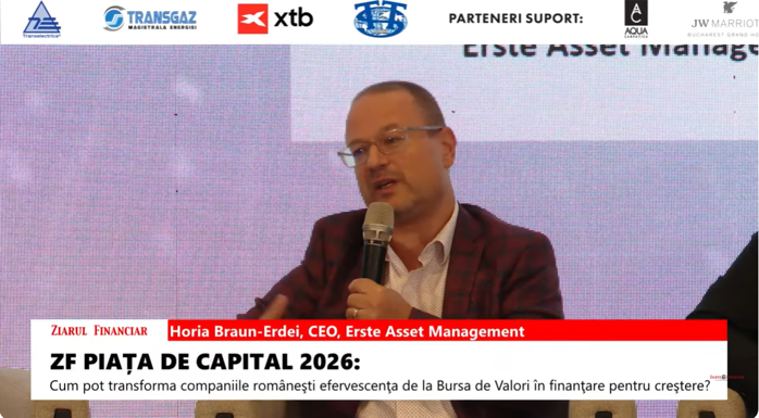Horia Braun-Erdei, CEO, Erste Asset Management: În ultimele 1-2 luni am început să fim mai precauţi în ceea ce priveşte