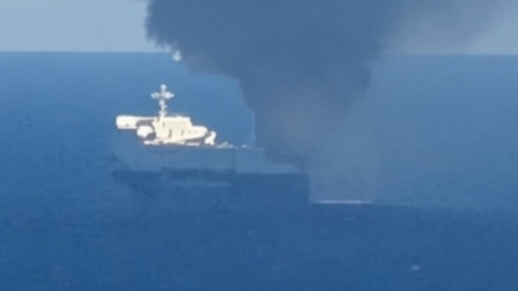 Incendiu la bordul unui feribot în apropiere de Mykonos. 29 de persoane se aflau pe vas