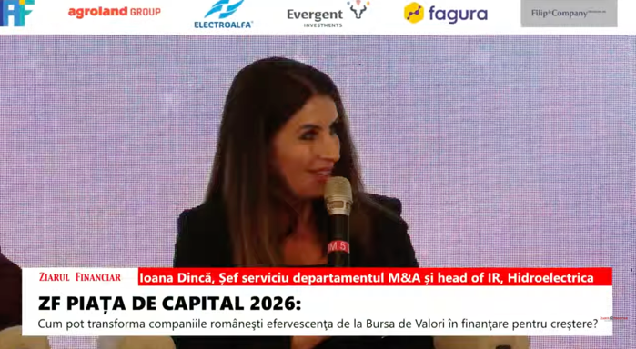 Ioana Dincă, Hidroelectrica: Am ajuns la 55.000 de acţionari, cu 10.000 mai mulţi faţă de momentul listării
