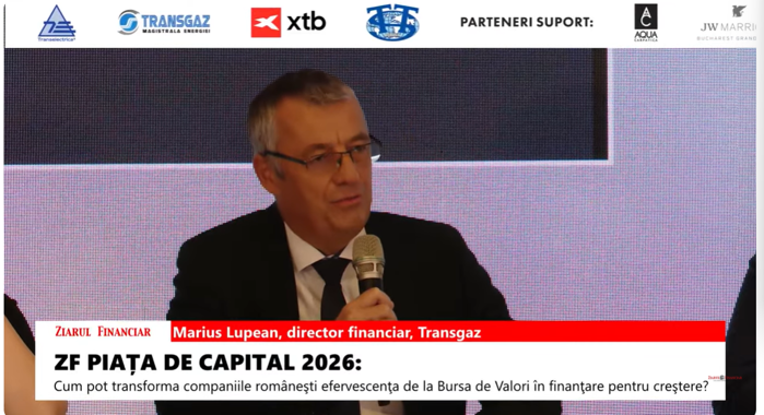 Marius Lupean, director financiar, Transgaz: Conductele sunt pregătite de anul trecut pentru livrările de gaze din Neptu