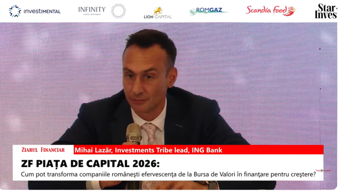Mihai Lazăr, Investments Tribe lead, ING Bank: Suntem probabil în cel mai bun moment istoric pe care l-am avut până acum