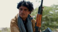 În interiorul orașului din prima linie din Yemen, în timp ce houthi se luptă pentru control