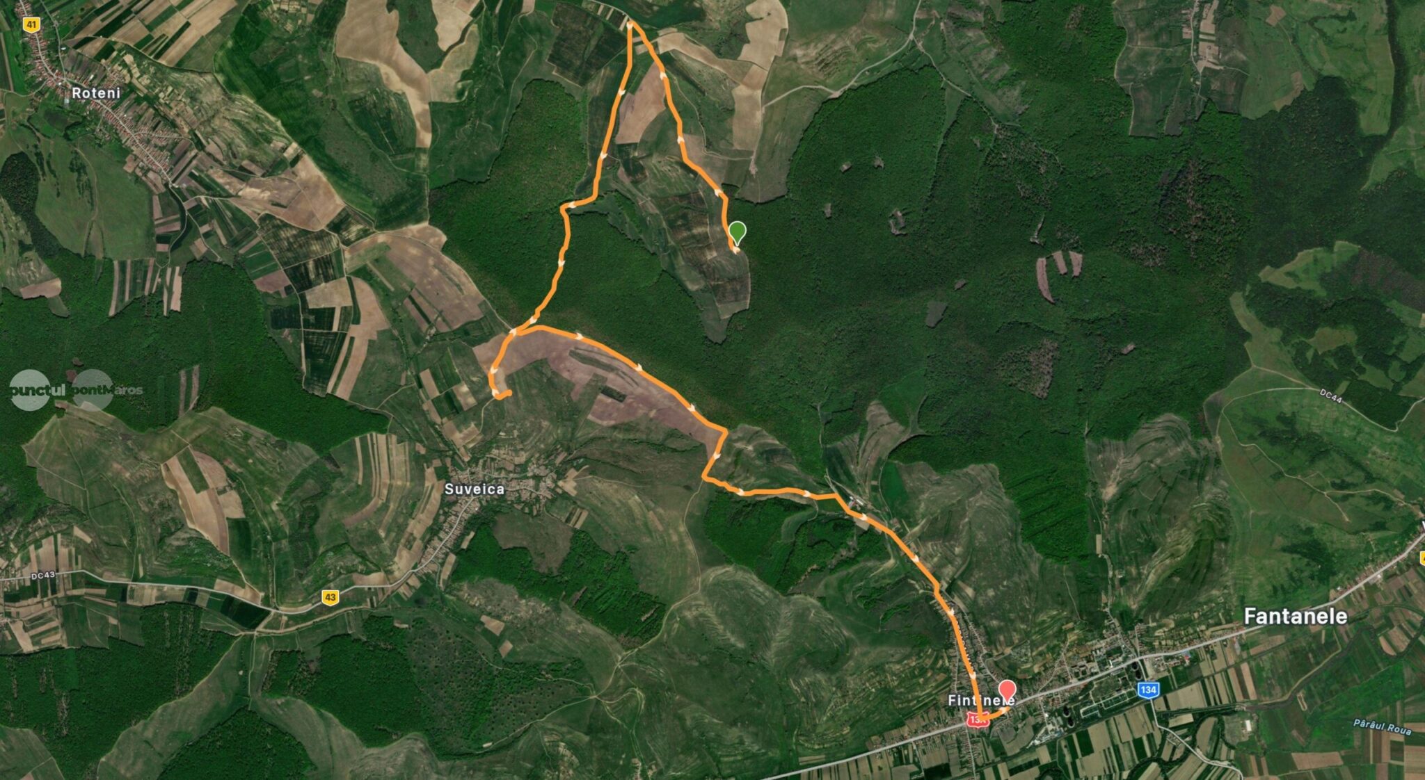 Pe dealuri între Suveica și Fântânele – 10 km de traseu offroad de weekend