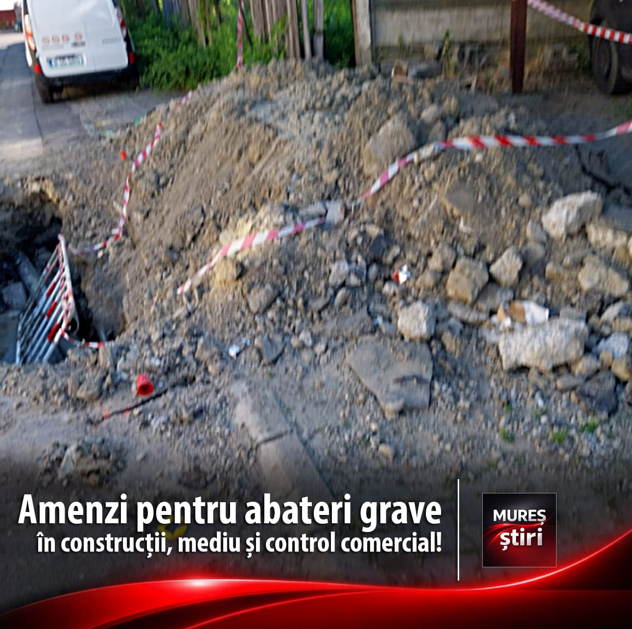 Peste 74.000 de lei în amenzi pentru abateri grave în construcții, mediu și control comercial la Târgu Mureș!