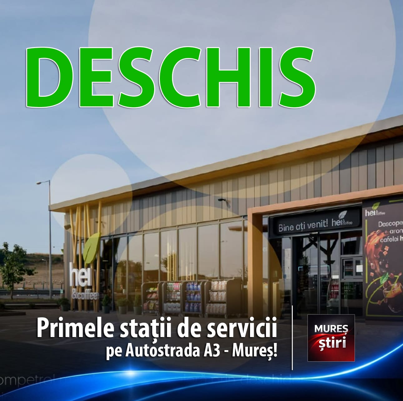 Rompetrol inaugurează primele stații de servicii pe Autostrada Transilvania (A3), în urma unei investiții de 4,8 milioan