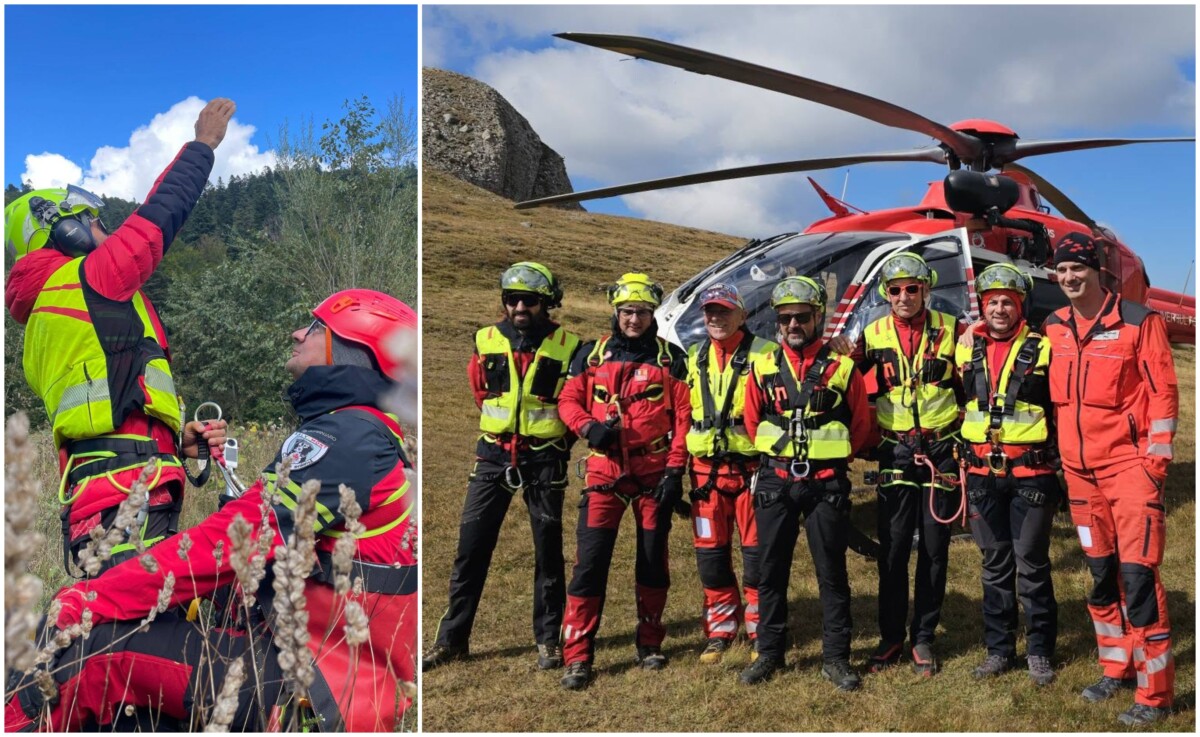 Salvamont Alba are un nou salvator montan specializat în intervenții aero. Program de pregătire, finalizat în Masivul Bu