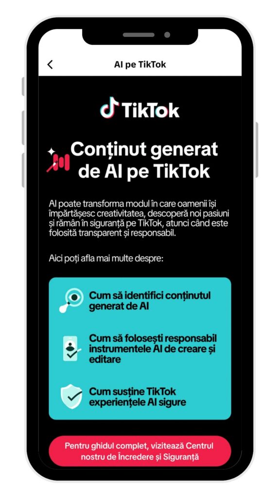 TikTok lansează AI Literacy Hub în România