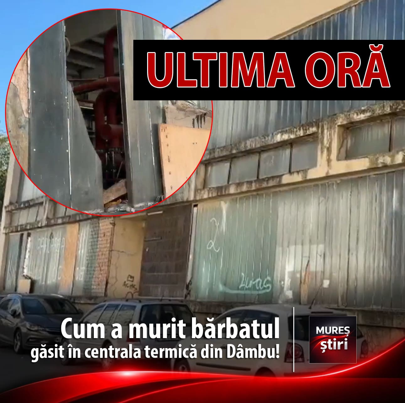 UPDATE Tragedie în cartierul Dâmbu din Târgu Mureș: Un bărbat a murit electrocutat într-o centrală termică dezafectată!
