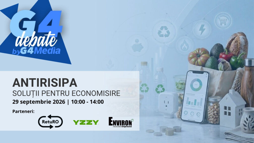 Urmărește LIVE de la ora 10.00 dezbaterea „Antirisipa soluții pentru economisire”
