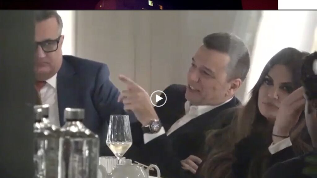 VIDEO Imaginile cu Sorin Grindeanu, alături de ambasadoarea SUA Kimberly Guilfoyle la restaurant în București imagini