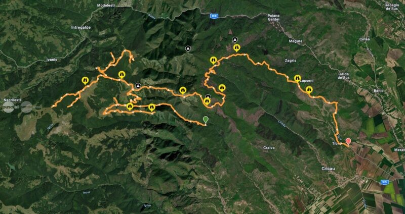 62 de kilometri prin Trascău traseul de weekend pentru o zi întreagă de aventură