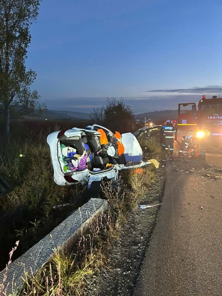 Accident grav pe drumul județean 108D între Cristur-Crișeni și Doba, cu un șofer de 17 ani fără permis