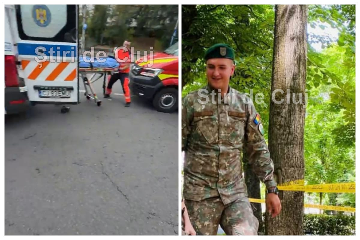 Accident la Podul Calvaria din Cluj: tânăr militar, exemplu de omenie; motociclistul avea piciorul zdrobit